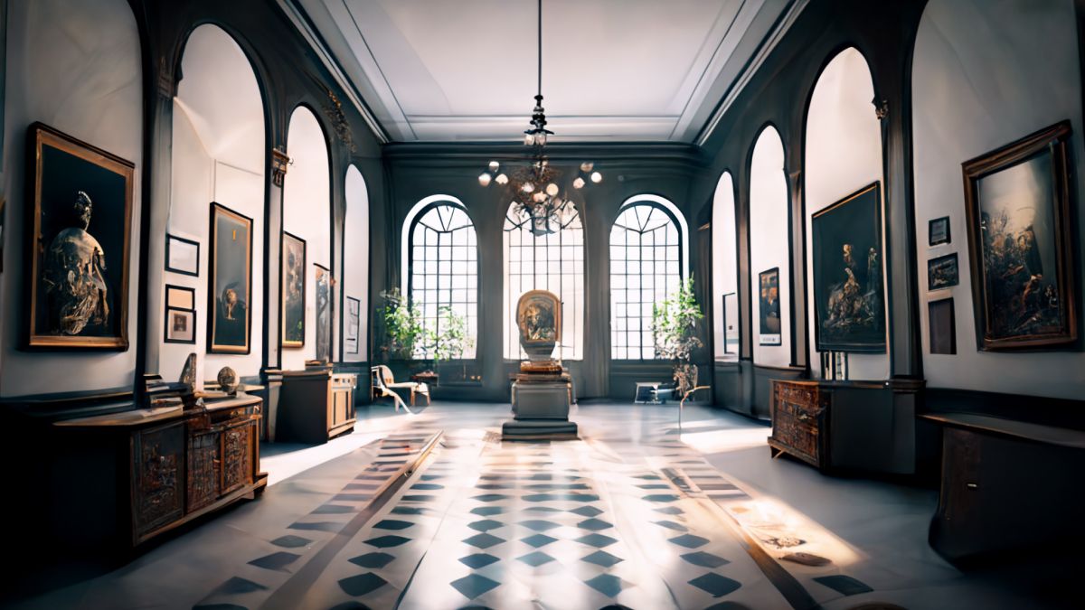 A museum in Unreal